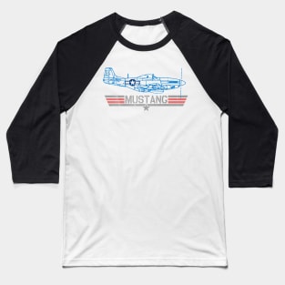 Mustang Baseball T-Shirt